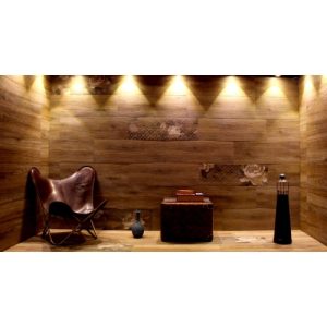 سرامیک الگانت وود قهوه ای روشن مدل کاشی دیوار و کف سالن- کاشی لئون
